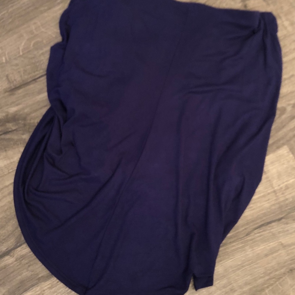 Come Together California Navy Wrap Style Skirt - Picture 6 of 7